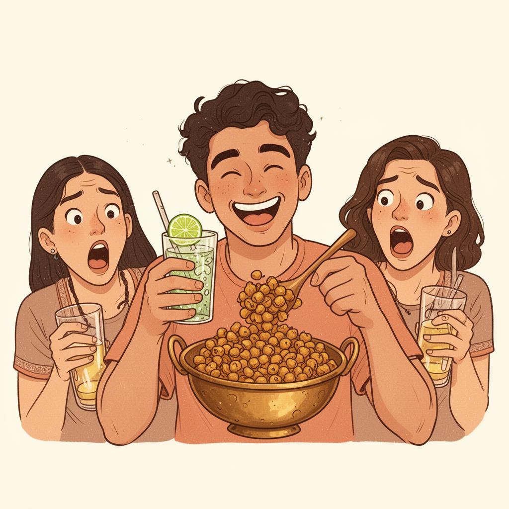 Wait — who finished the chana?